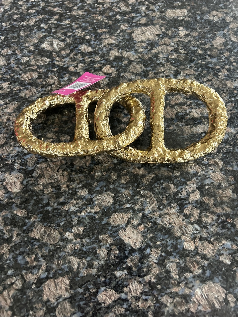 ASHLAND 11.5 " GOLD CHAIN TABLETOP DECOR NWT